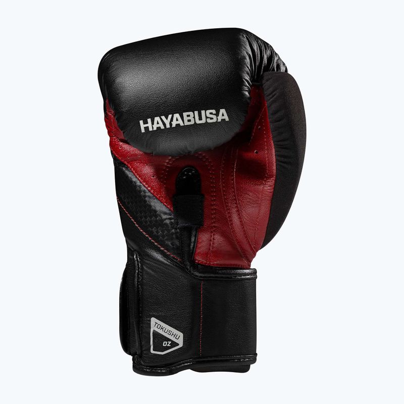 Boxerské rukavice Hayabusa T3 black/red 4