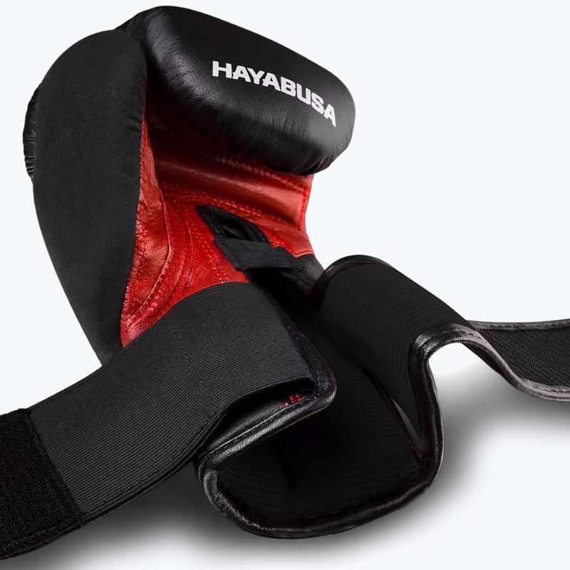 Boxerské rukavice Hayabusa T3 black/red 8