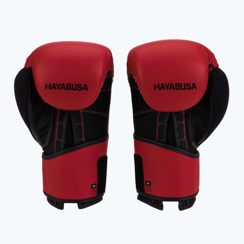 Hayabusa S4 červené boxerské rukavice S4BG 3