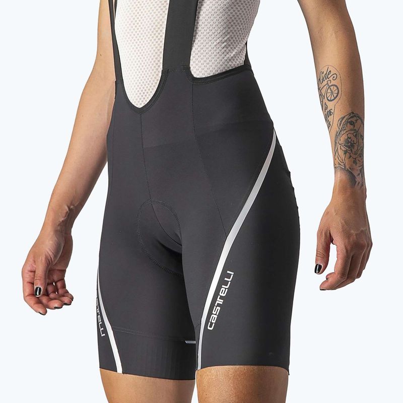 Dámske cyklistické šortky Castelli Velocissima 3 black/silver 3