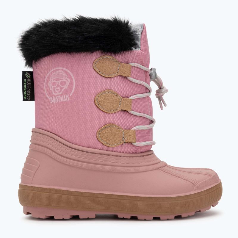Detské snehule BOATILUS Nippy 02 Sint. Leather pink 2