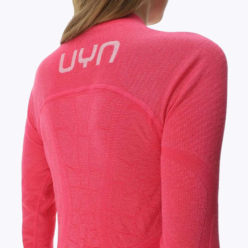 Dámska termoakčná mikina UYN Elevation Biomorph LS Turtle Neck pink yarrow 6