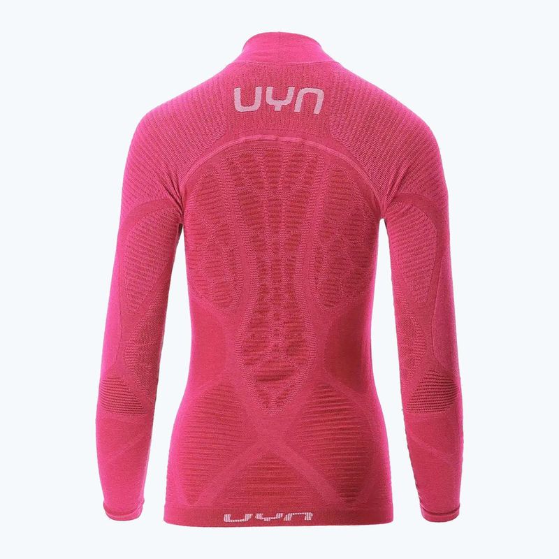 Dámska termoakčná mikina UYN Elevation Biomorph LS Turtle Neck pink yarrow 8