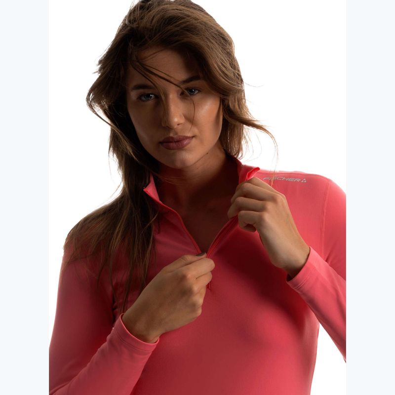 Dámska termo mikina Fischer Enbasis Pro calypso coral 5