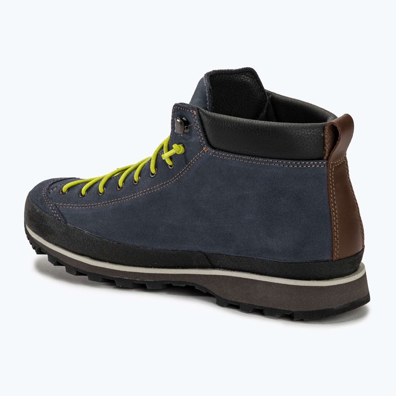 Pánske turistické topánky Lomer Bio Naturale Mid Mtx Suede flag/lime 3