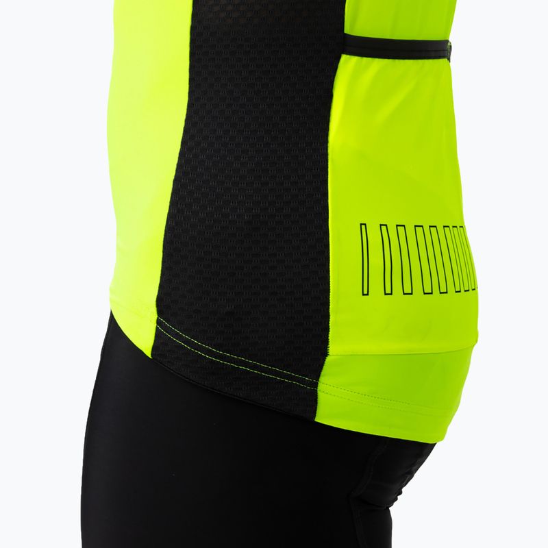 Pánsky cyklistický dres Alé Color Block žltý L14246019 4