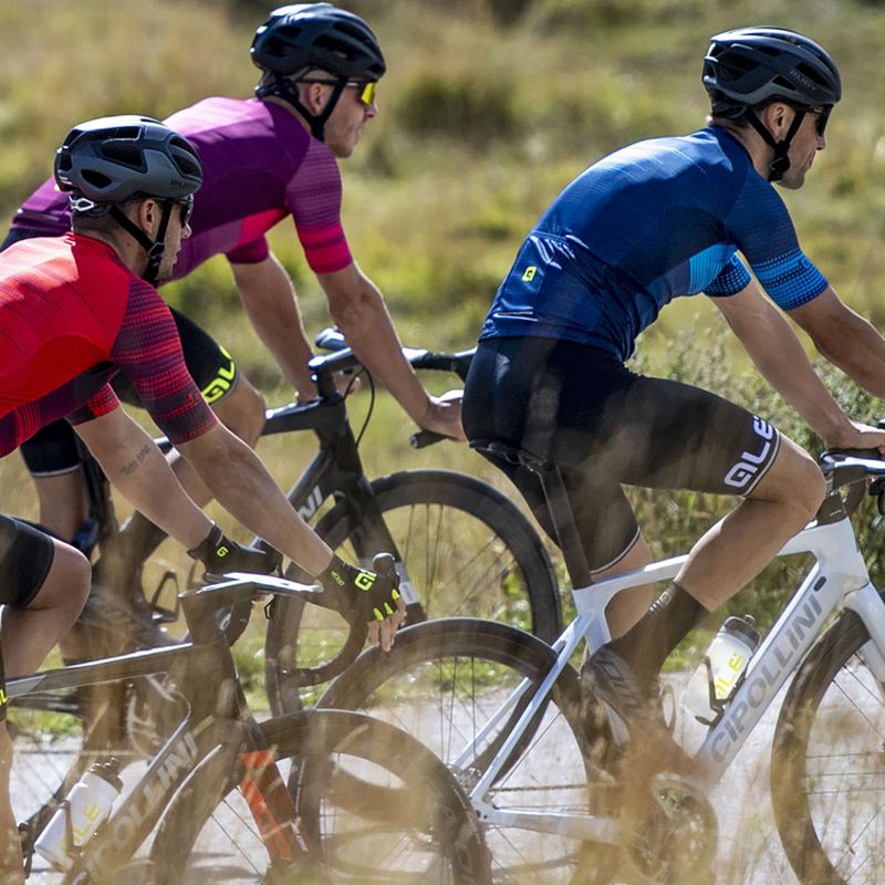 Pánsky cyklistický dres Alé Turbo tmavomodrý L22130402 9