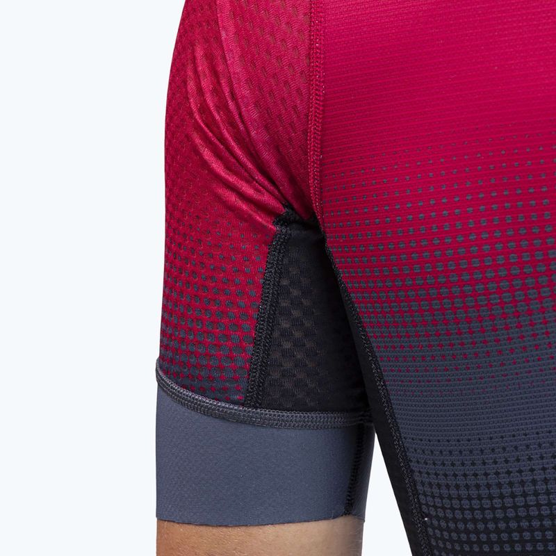 Pánsky cyklistický dres Alé Gradient black/red L22144426 7