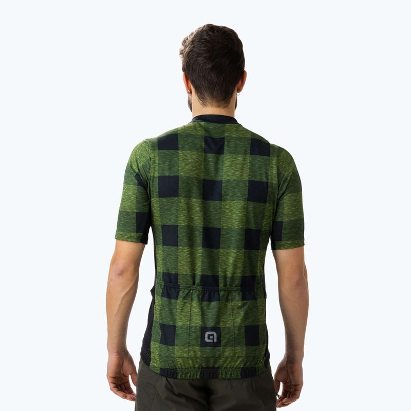 Pánsky cyklistický dres Alé Scottish green L22133462 2