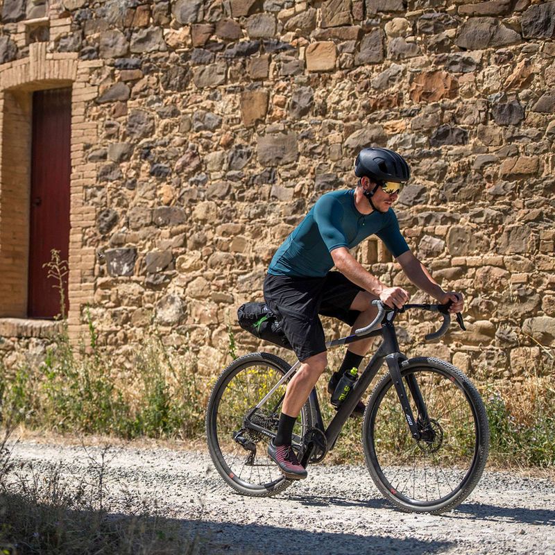 Pánsky cyklistický dres Alé Color Block Off Road leaf green 8