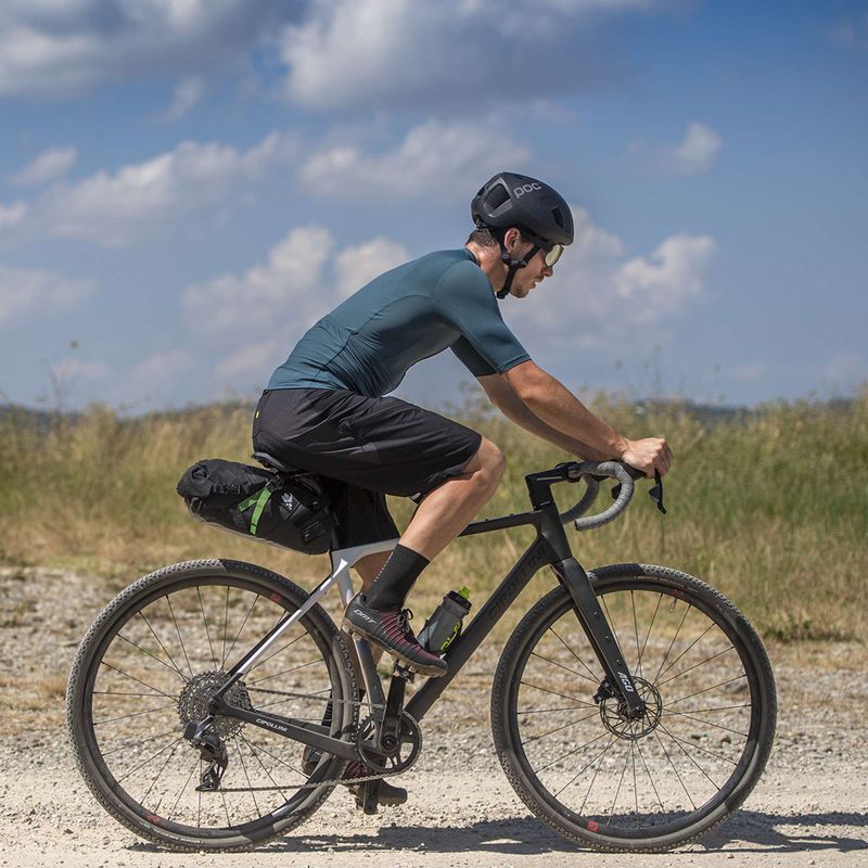 Pánsky cyklistický dres Alé Color Block Off Road leaf green 9
