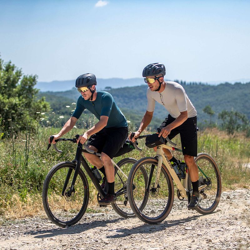 Pánsky cyklistický dres Alé Color Block Off Road leaf green 11