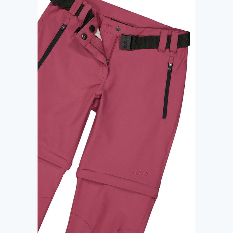 Detské trekingové nohavice CMP 3T51445 Zip Off peony 7