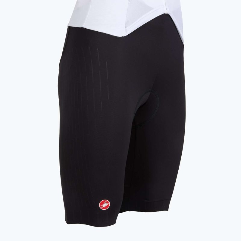 Dámska cyklistická kombinéza Castelli Free Sanremo 3 SS in white/black 5