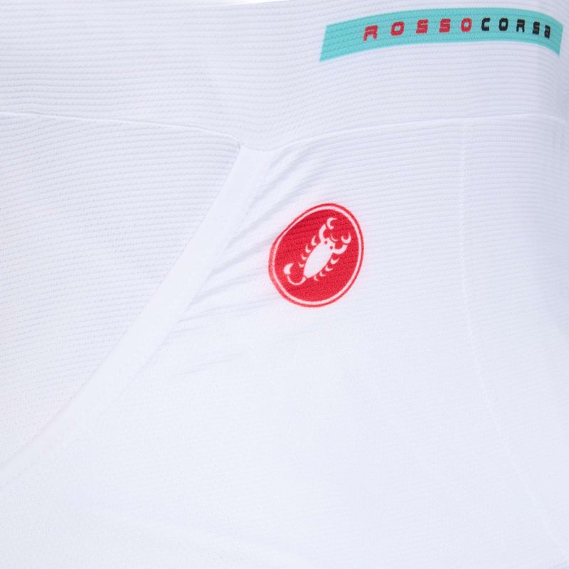 Dámska cyklistická kombinéza Castelli Free Sanremo 3 SS in white/black 6