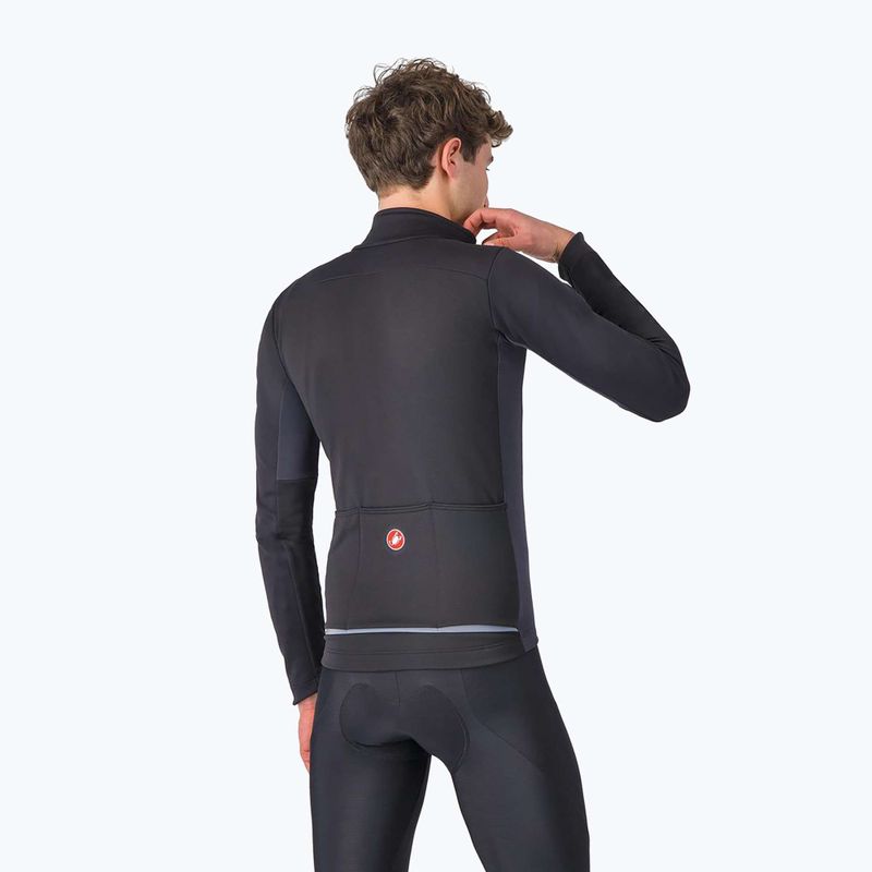 Pánska cyklistická bunda Castelli Entrata 2 light black/dark gray 2