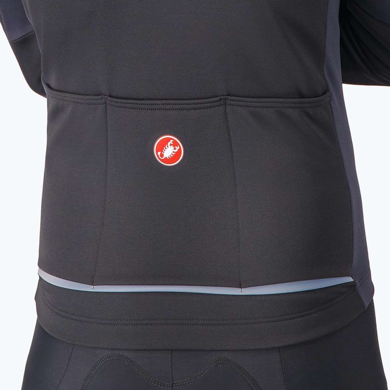 Pánska cyklistická bunda Castelli Entrata 2 light black/dark gray 5