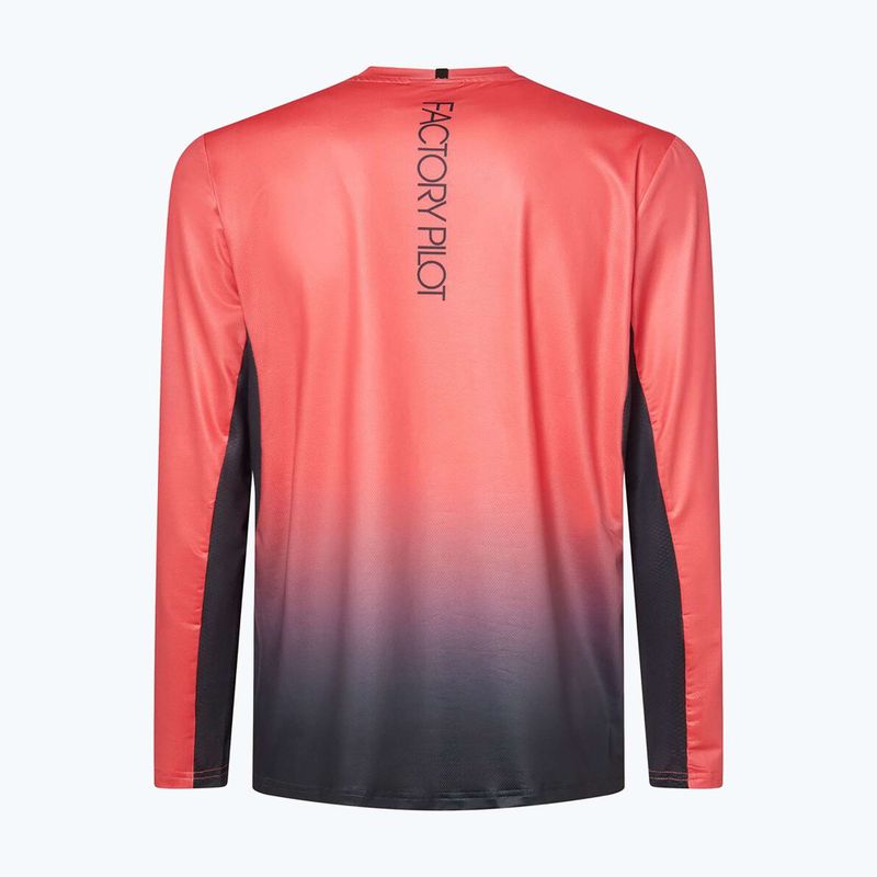 Pánske cyklistické tričko longsleeve Oakley Maven Coast 2.0 gradient paloma/black 2