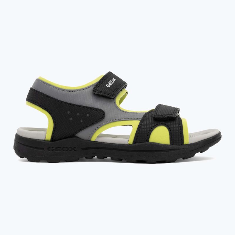 Detské sandále Geox Vaniett black/light green 2