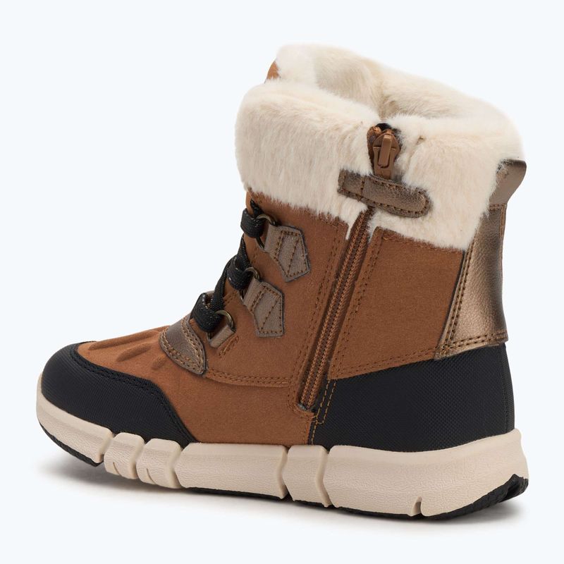 Geox Flexyper ABX whisky / black detské snehové topánky 3