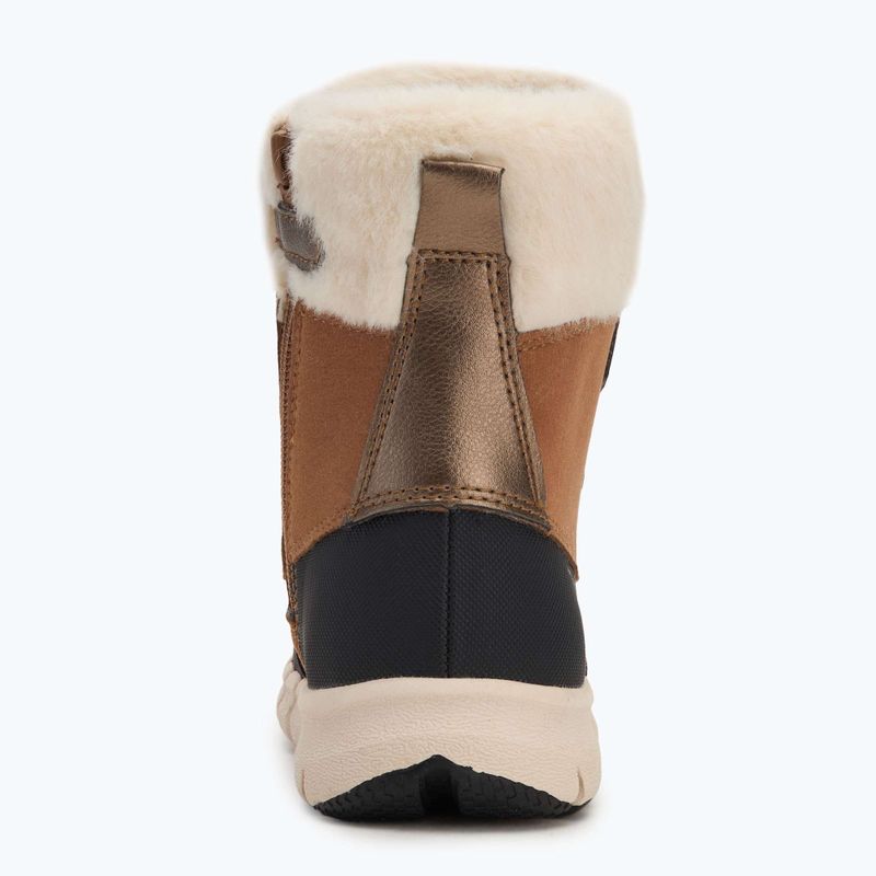 Geox Flexyper ABX whisky / black detské snehové topánky 6