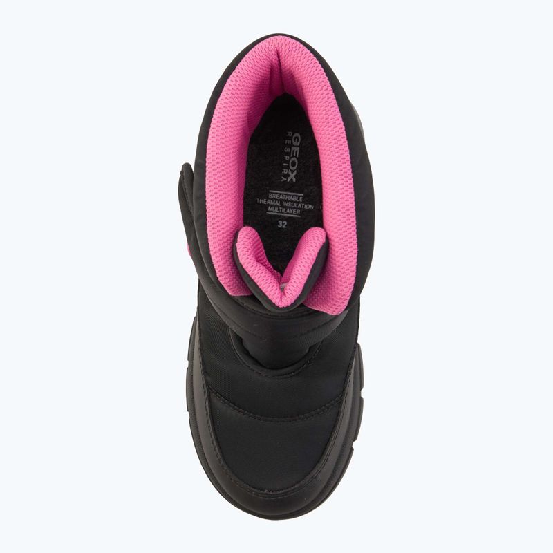 Detské snehule Geox Willaboom ABX black/fuchsia 5