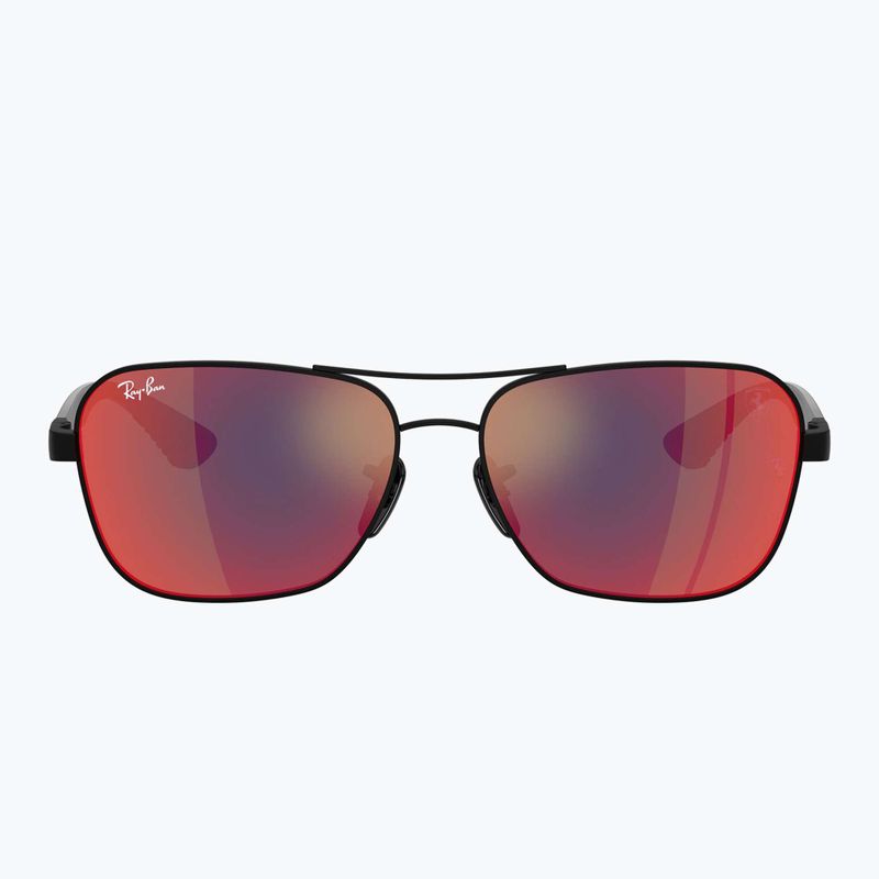 Slnečné okuliare Ray-Ban Rb8336M Scuderia matt black/dark grey mirror blue/red 2