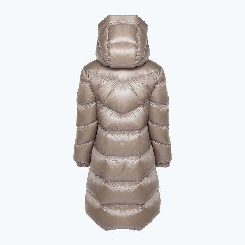 Dámska bunda Woolrich Aliquippa Long Puffer light taupe 2