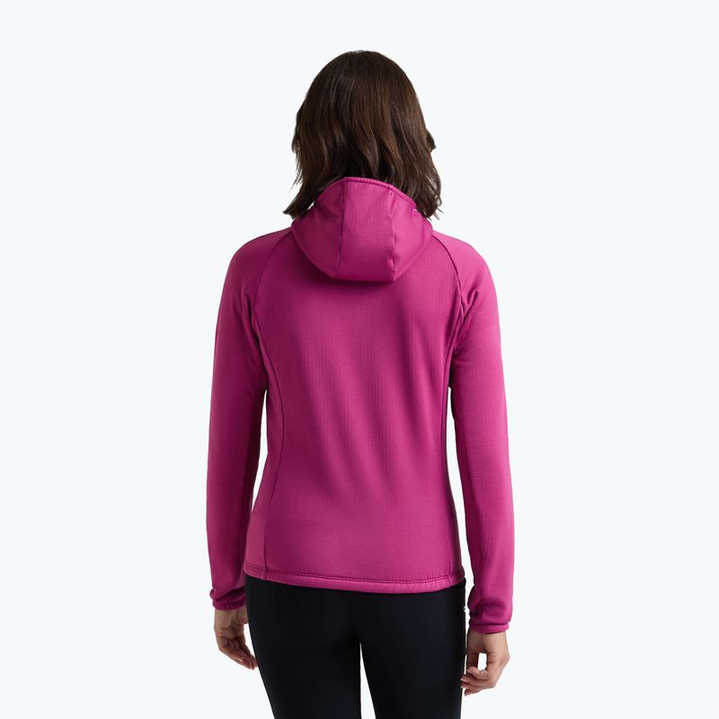 Dámska mikina Montura Fadis Grid Hooded Maglia red 3