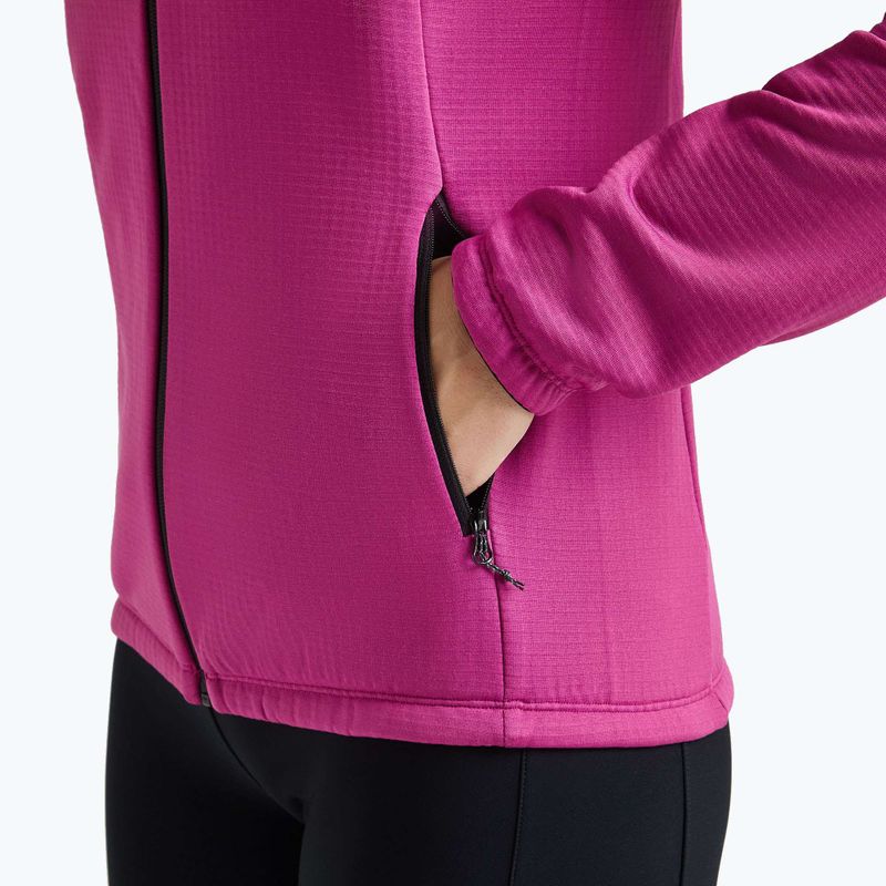 Dámska mikina Montura Fadis Grid Hooded Maglia red 6