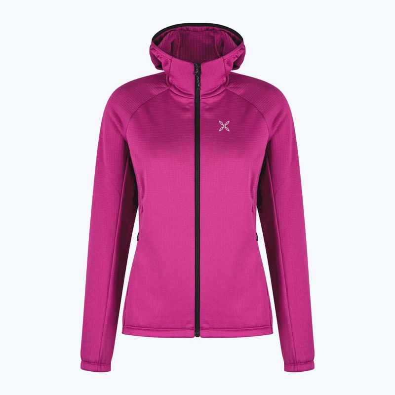 Dámska mikina Montura Fadis Grid Hooded Maglia red 7