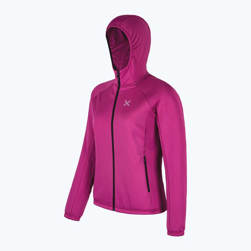 Dámska mikina Montura Fadis Grid Hooded Maglia red 9