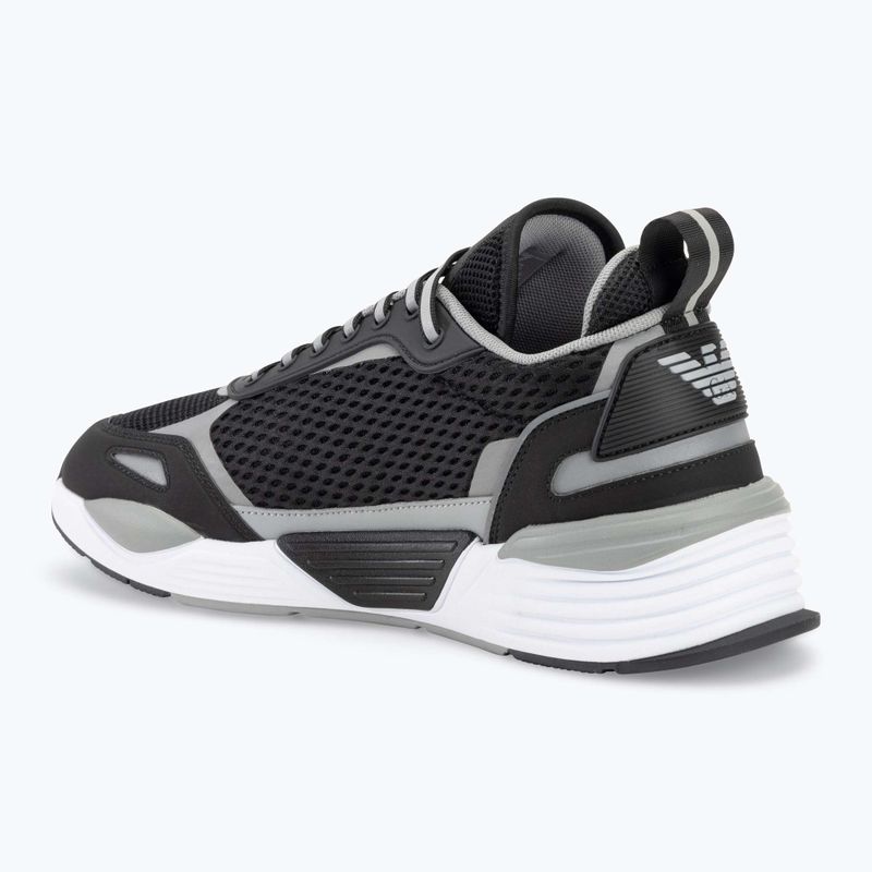 EA7 Emporio Armani Ace Runner Mesh black/ silver topánky 3