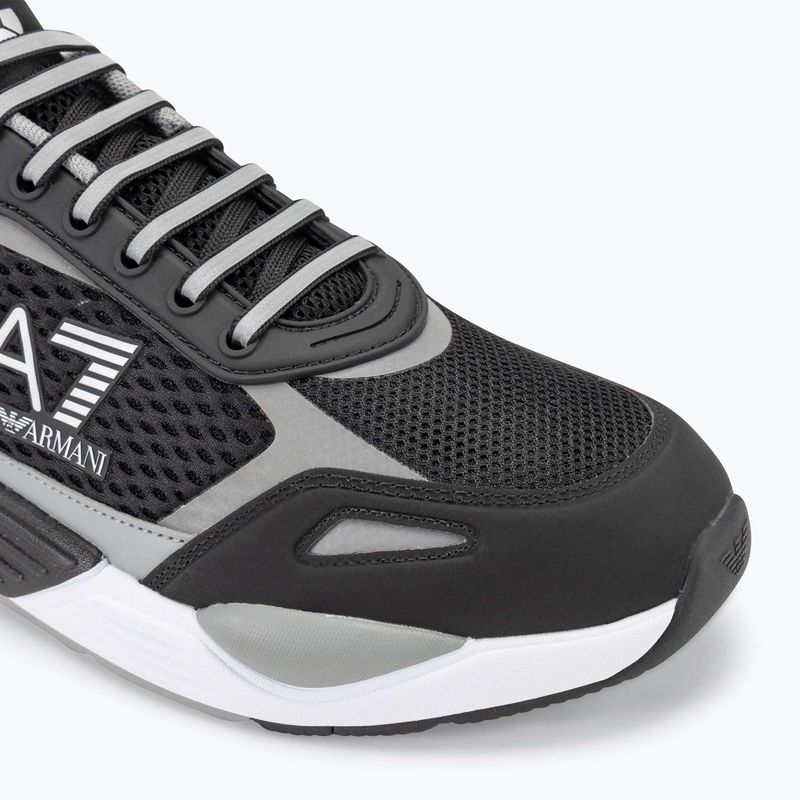 EA7 Emporio Armani Ace Runner Mesh black/ silver topánky 7