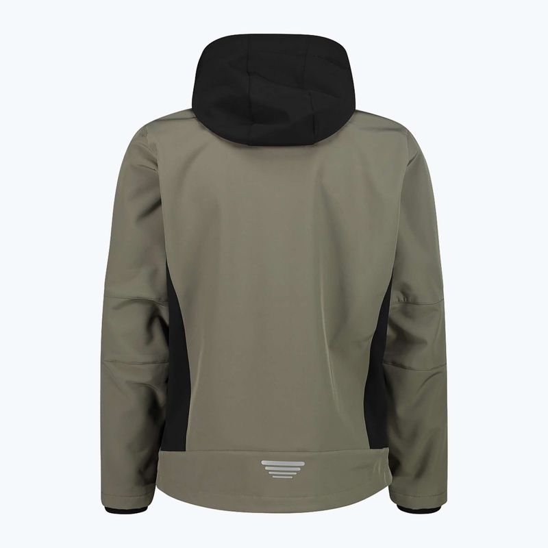 Pánska softshellová bunda CMP 3A01787N olive / nero 2