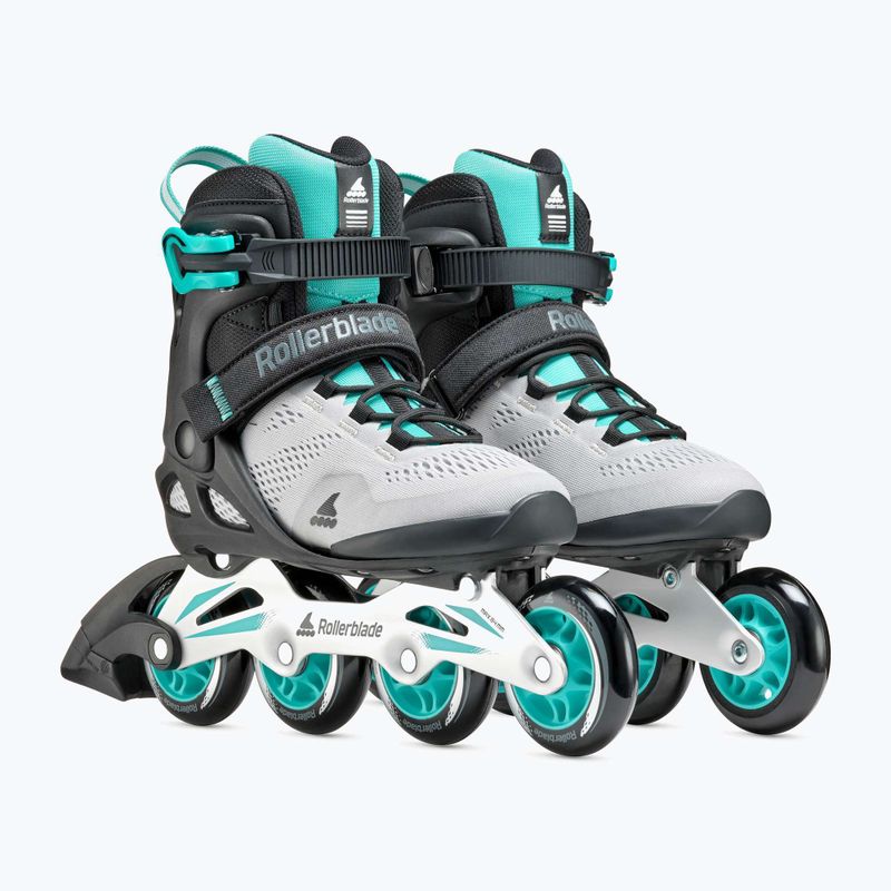 Dámske kolieskové korčule Macroblade 80 W grey/teal blue 7
