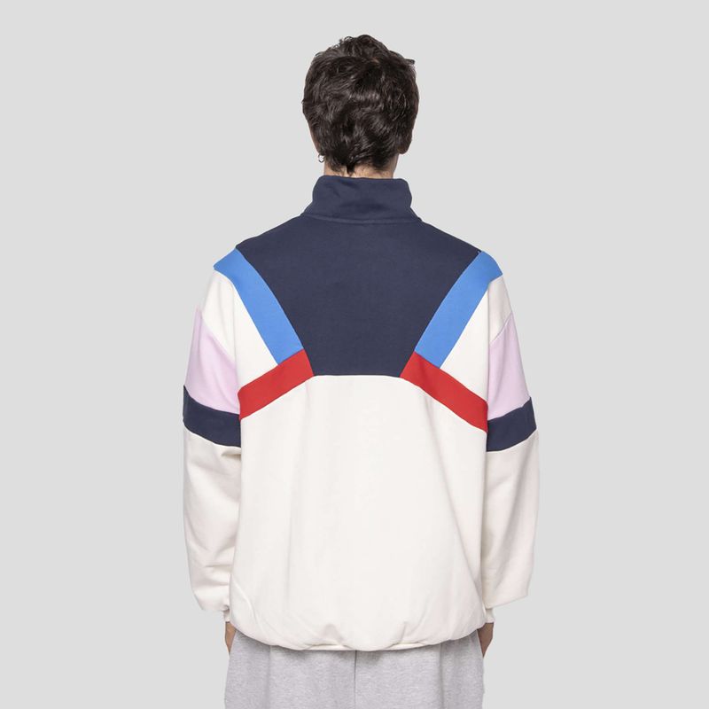 Pánska mikina Kaotiko Aleck navy / ivory / red 2