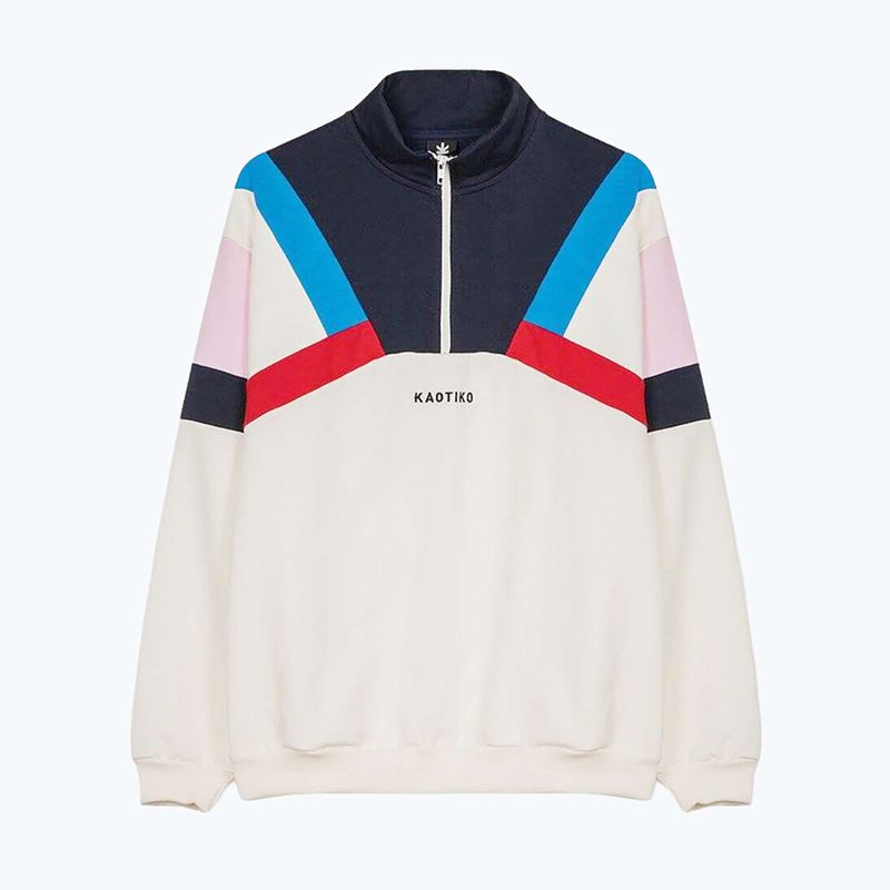 Pánska mikina Kaotiko Aleck navy / ivory / red 3