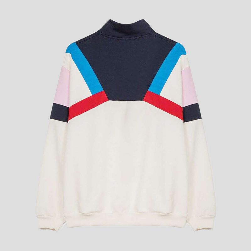 Pánska mikina Kaotiko Aleck navy / ivory / red 4