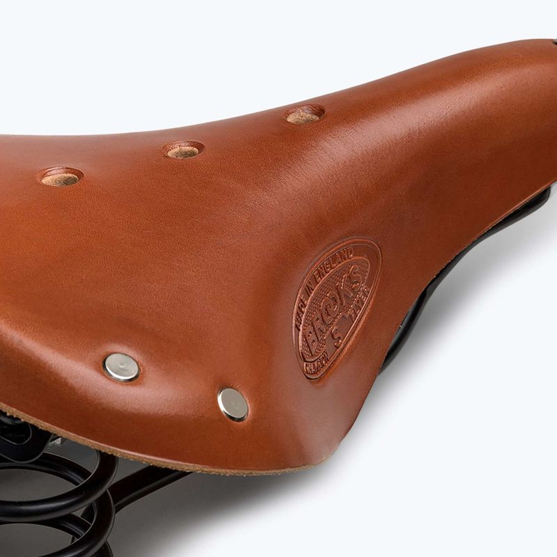Cyklistické sedlo Brooks England Flyer Softened dark tan 6