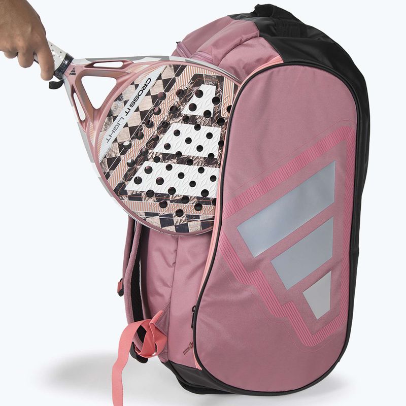 Taška na padel adidas Pro Tour Racket Bag 2026 70 l pink/black 6
