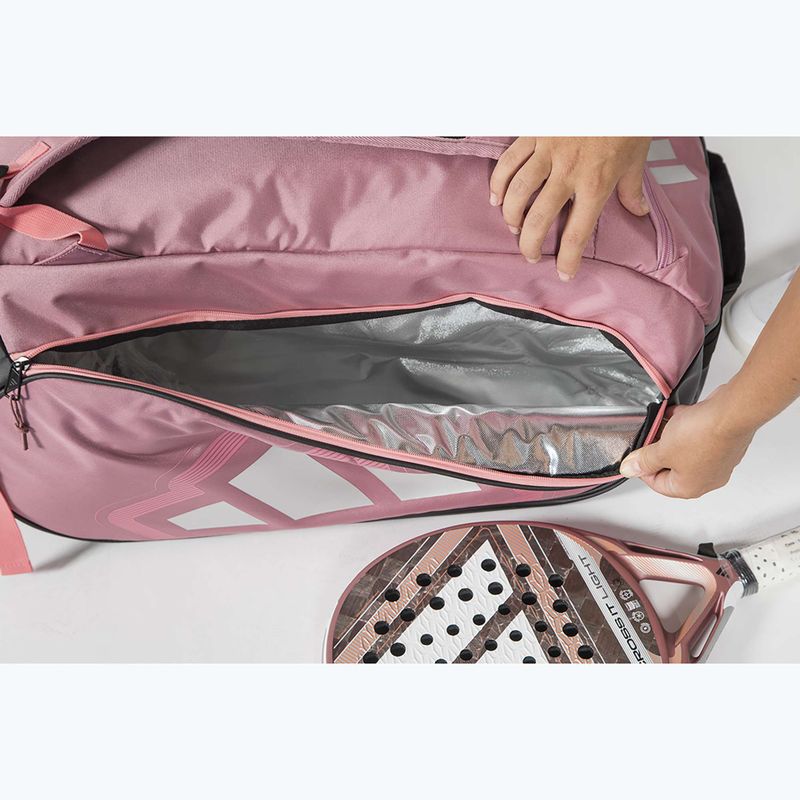 Taška na padel adidas Pro Tour Racket Bag 2026 70 l pink/black 8