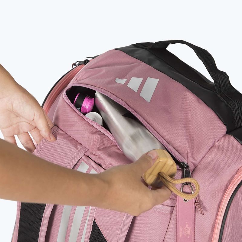 Taška na padel adidas Pro Tour Racket Bag 2026 70 l pink/black 9