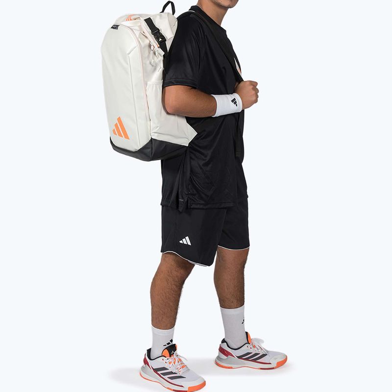 Batoh na padel adidas Multigame 2026 48 l off white/orange 4