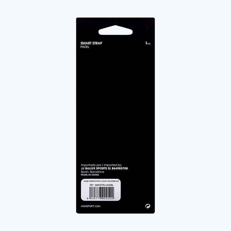 Náramok na zápästie NOX Luxury Smartstrap silver/black 2