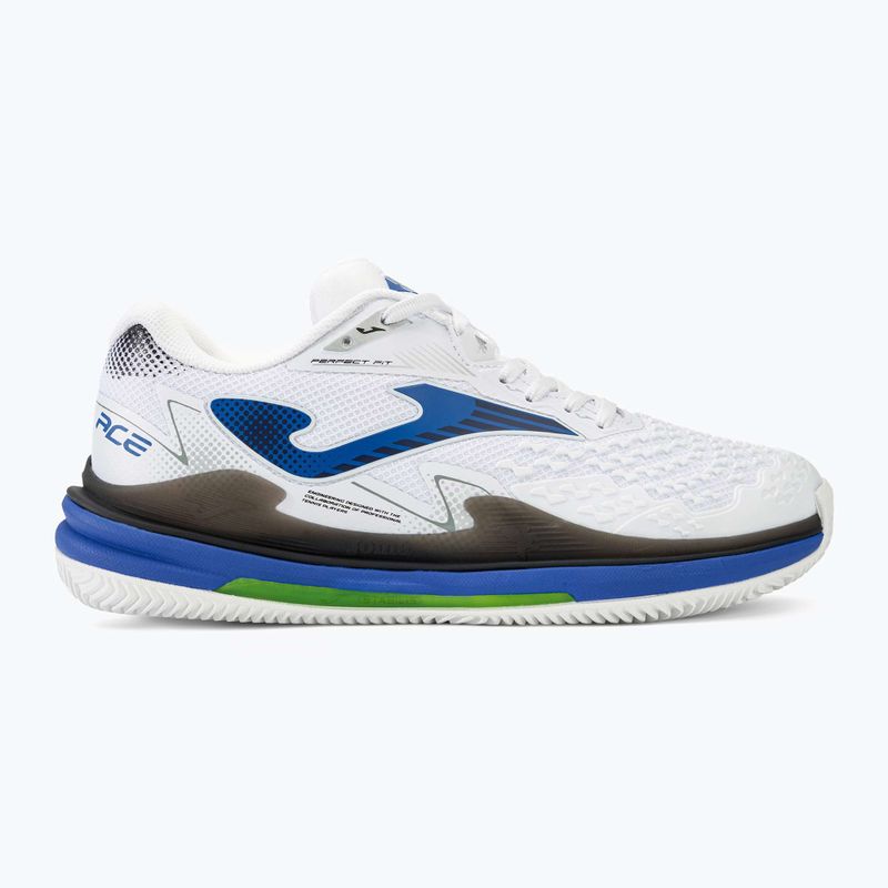 Joma Ace Padel pánske topánky na padel white/blue 2