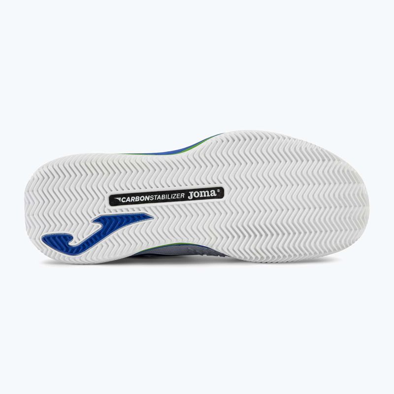 Joma Ace Padel pánske topánky na padel white/blue 4