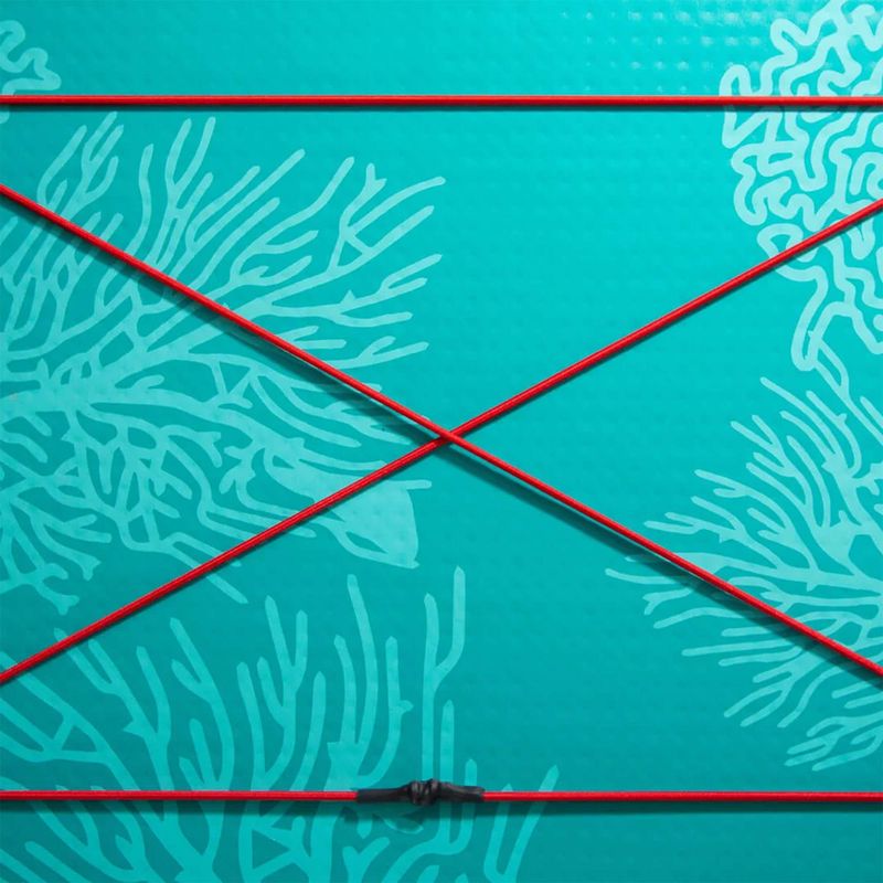 SUP ABSTRACT Coral 10'6'' topaz doska 3
