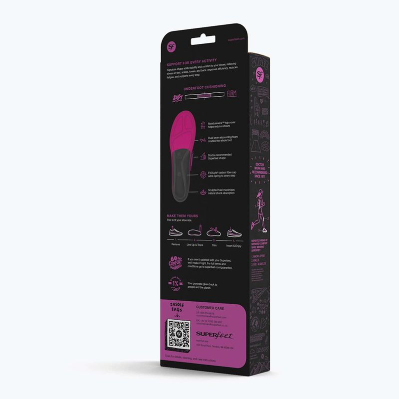 Vložky do topánok Superfeet Active Women's Support plum 9