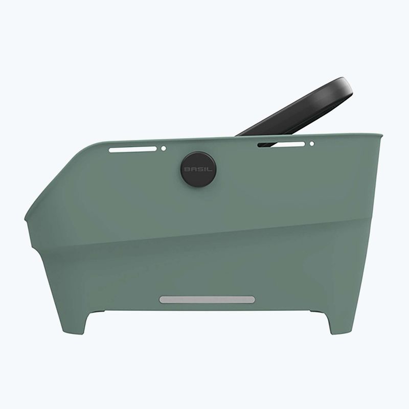 Zadný  košík na bicykel Basil Cento Neo MIK silvergreen 3